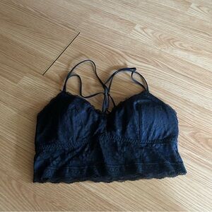 Gilly Hicks Sydney Navy Lace Bralette Large